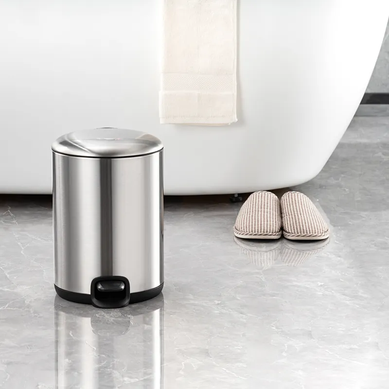Weva Stella Waste Pedal Bin - 5 Liter - Steel Mat product thumbnail 9