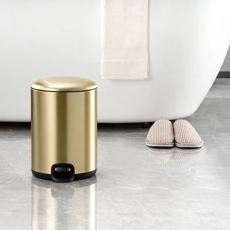 Weva Stella Waste Pedal Bin - 5 Liter - Gold product thumbnail 9