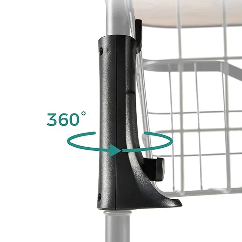 Weva Rotate 5 Layers Trolley with Lockable Wheels – Black product thumbnail 12