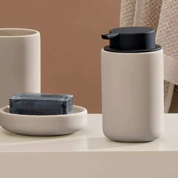 Kela Sana Liquid Soap Dispenser - 300 ML - Beige product thumbnail 2