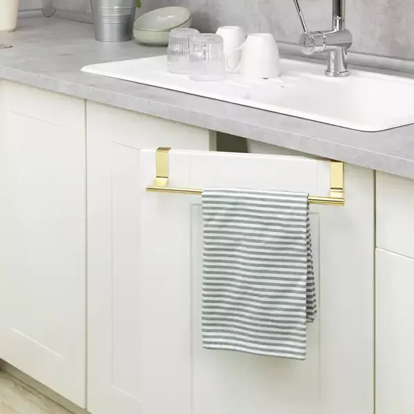 Wenko Grace Towel Rail - 22-35 Cm - Stainless Steel - Gold product thumbnail 5