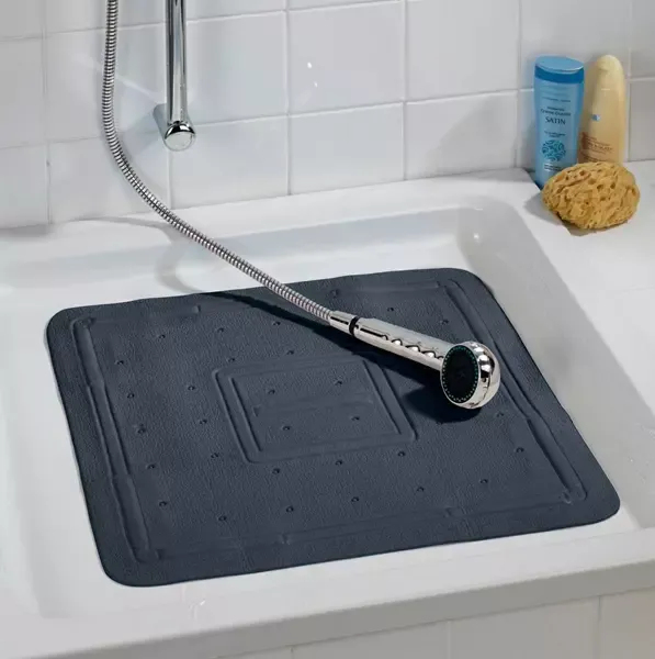 Wenko Florida Safety Bathtub Mat - 55x55 Cm - Grey product thumbnail 3