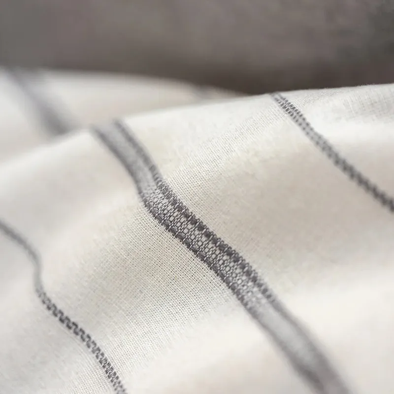 Nova Home Unus Yarn Dyed Duvet Cover Set -Poly Cotton - Grey (Available In Sizes) product thumbnail 4