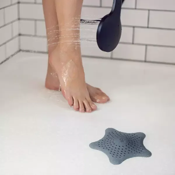 Umbra "Starfish" Drain Catch - Silicone - Slate Blue product thumbnail 4