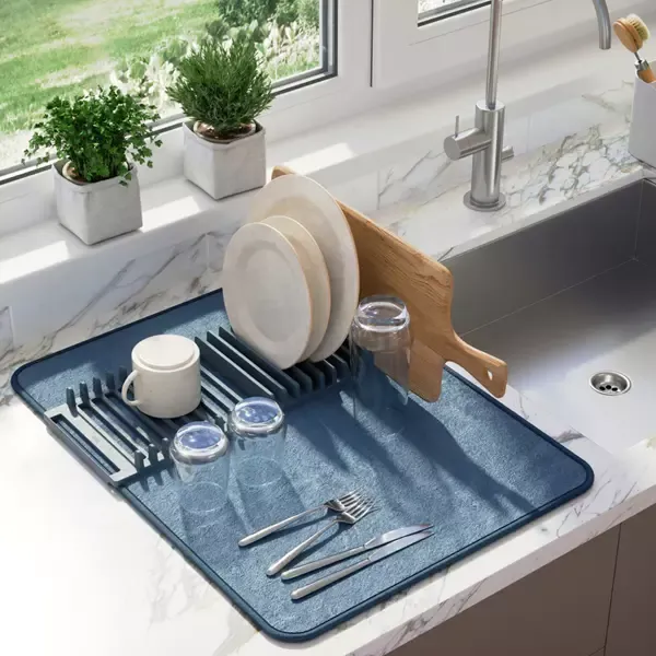 Umbra "Udry" Drying Mat - Slate Blue product thumbnail 3