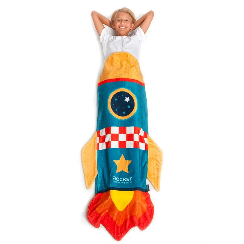 Kanguru Rocket Kids' Blanket - 135 Cm - Multicolor product thumbnail 2