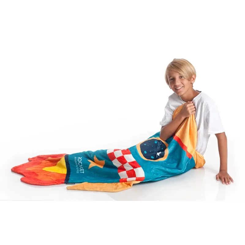 Kanguru Rocket Kids' Blanket - 135 Cm - Multicolor product thumbnail 4