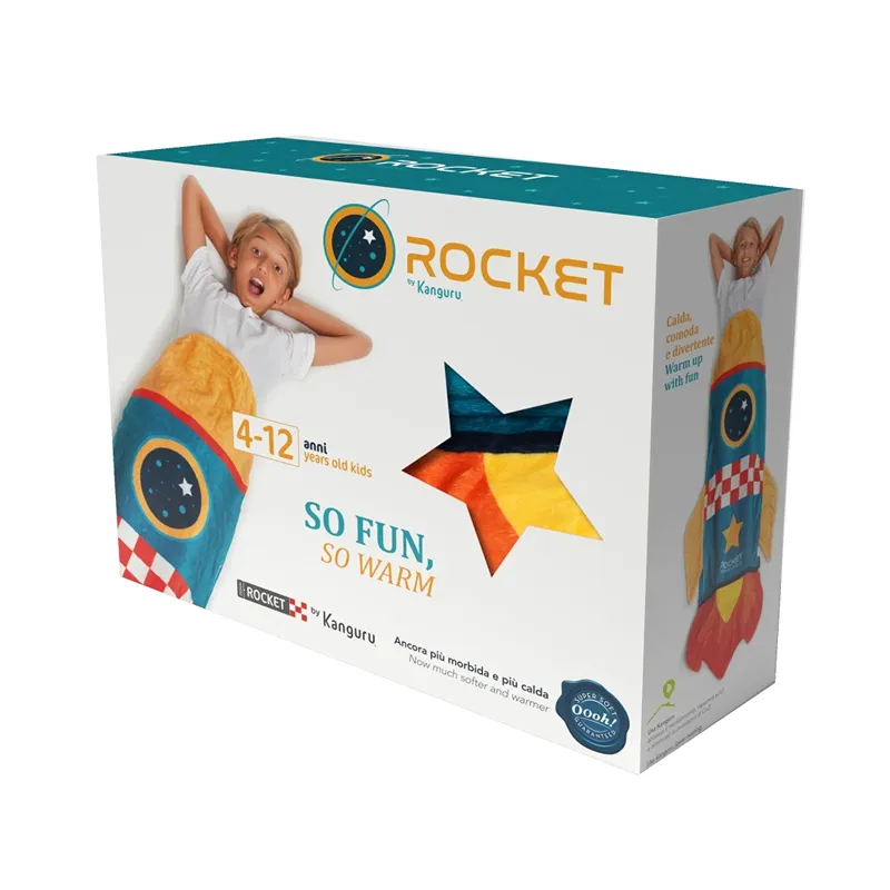 Kanguru Rocket Kids' Blanket - 135 Cm - Multicolor product thumbnail 6