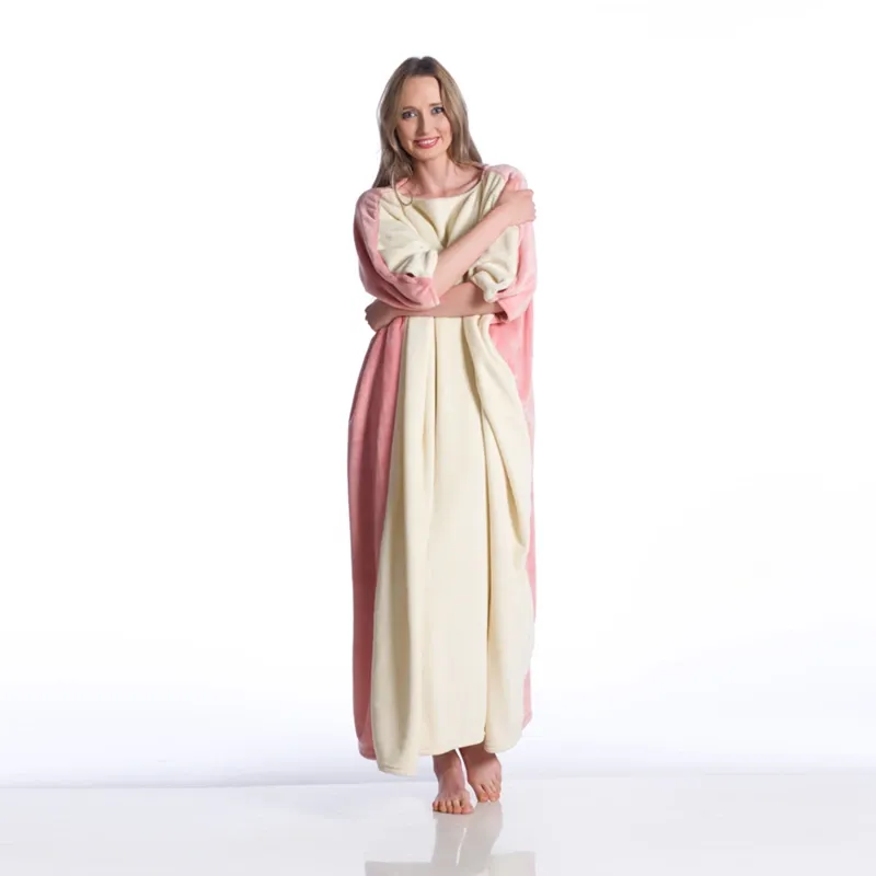 Kanguru Momonga Rose Wearable Blanket - 120 Cm - Rose & Ivory product thumbnail 8