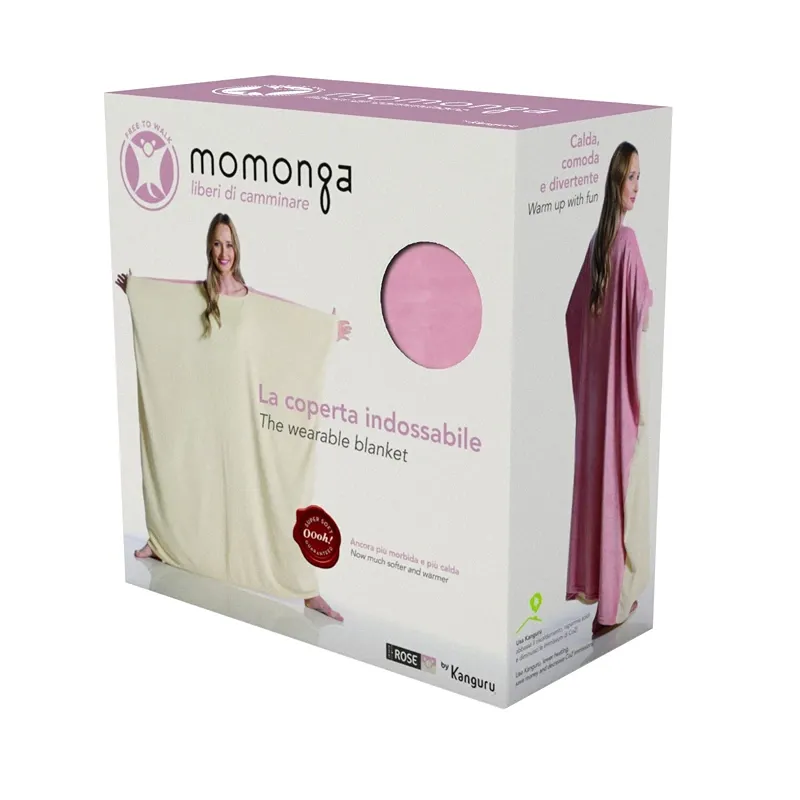 Kanguru Momonga Rose Wearable Blanket - 120 Cm - Rose & Ivory product thumbnail 6