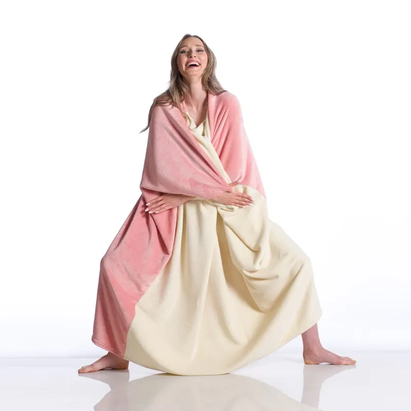 Kanguru Momonga Rose Wearable Blanket - 120 Cm - Rose & Ivory product thumbnail 7