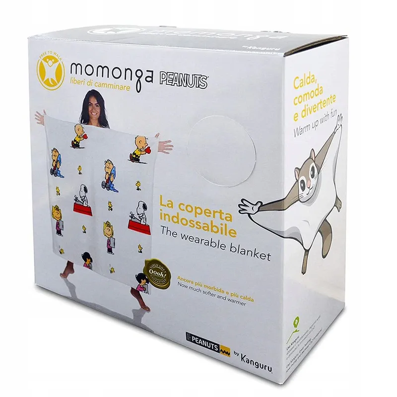 Kanguru Momonga Peanut Wearable Blanket - 120 Cm - White product thumbnail 4