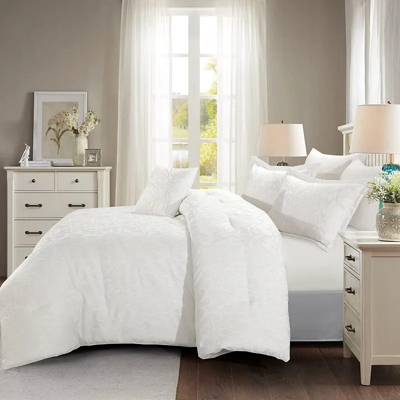 Nova Home Maximos Jacquard Comforter Set - King & Super King - 7 Pcs - Ivory product thumbnail 2