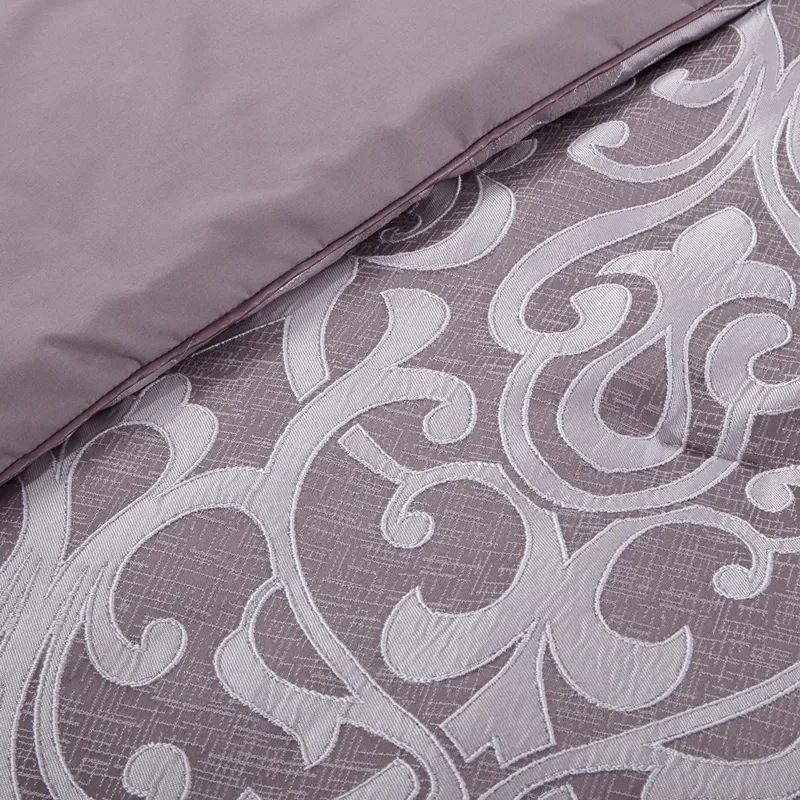 Nova Home Maximos Jacquard Comforter Set - King & Super King - 7 Pcs - Purple product thumbnail 5