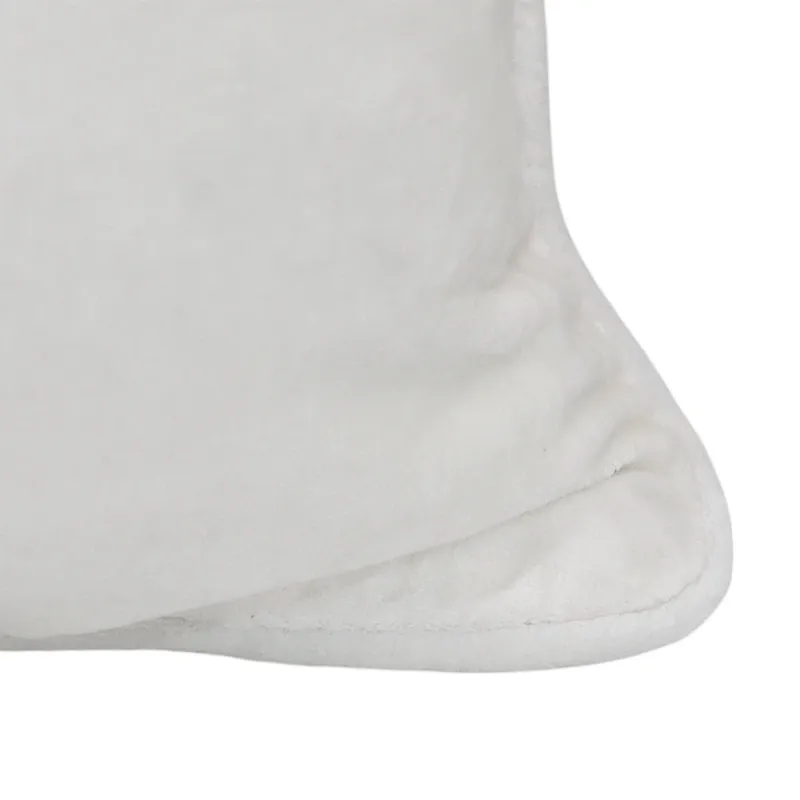 Nova Home Charm Velvet Cushion Cover – Ivory – 50x50 cm product thumbnail 5