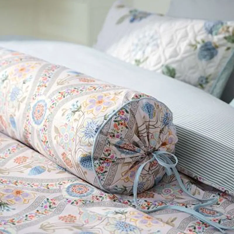 Bedding House "Ornamento Ramo" Filled Cushion - 100% Cotton - 22x70 Cm - White product thumbnail 2