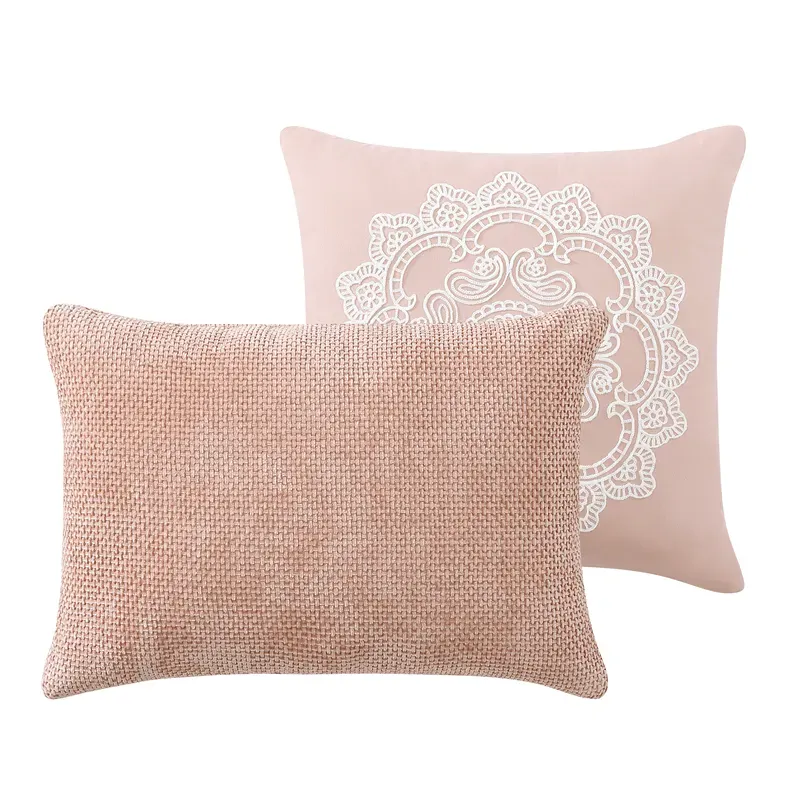 Nova Home Matrix Crinkled Summer Comforter Set - Pink (Available In Sizes) product thumbnail 4