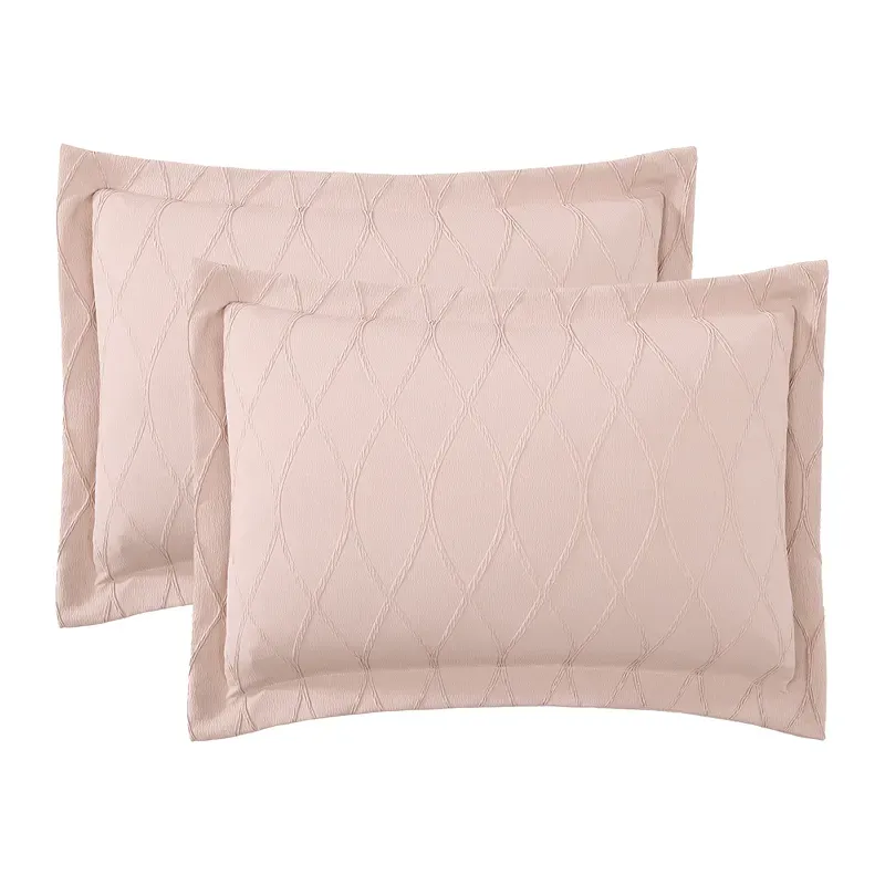 Nova Home Matrix Crinkled Summer Comforter Set - Pink (Available In Sizes) product thumbnail 7