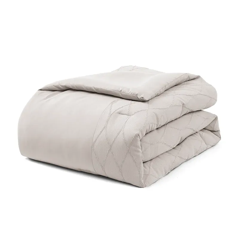 Nova Home Matrix Crinkled Summer Comforter Set - Beige (Available In Sizes) product thumbnail 3