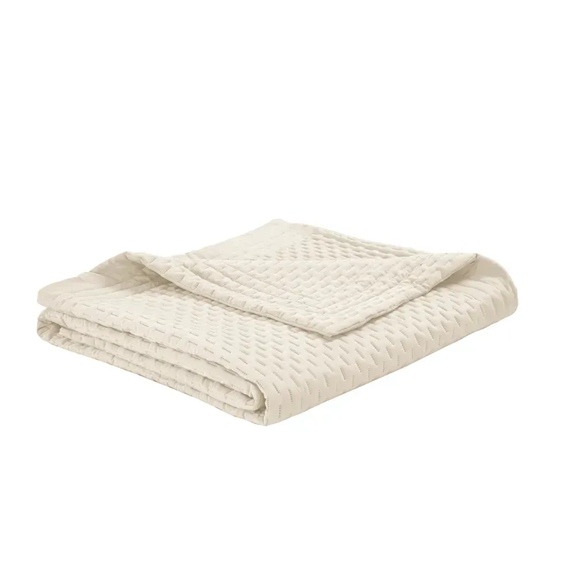 Nova Home Sonic Pre Washed Summer Bed Spread Set - Ivory (Available In Sizes) product thumbnail 7