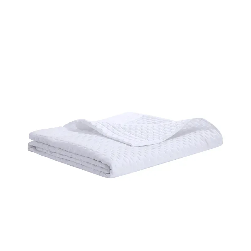 Nova Home Sonic Pre Washed Summer Bed Spread Set - White (Available In Sizes) product thumbnail 7
