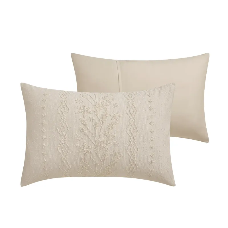 Nova Home Amalthea Tufted Jacquard Comforter Set - Beige (Available in Sizes) product thumbnail 5
