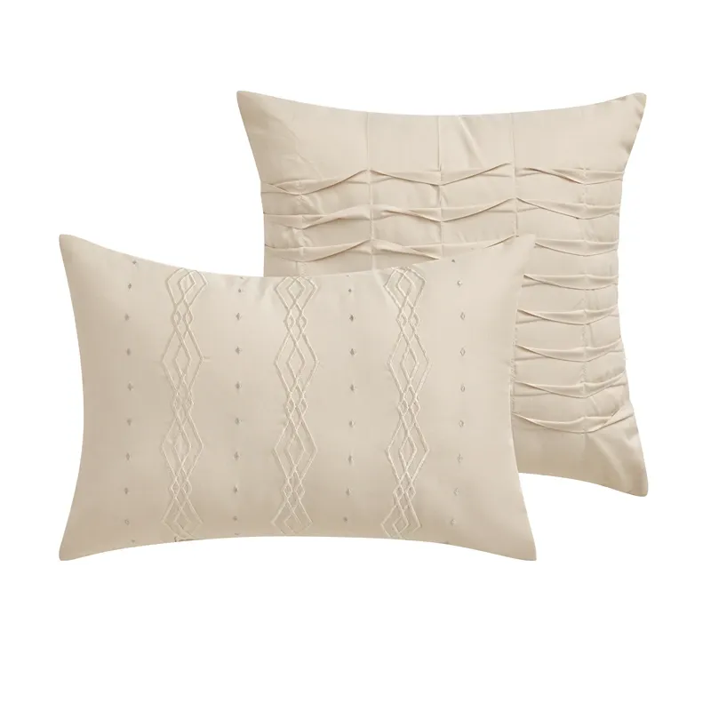 Nova Home Amalthea Tufted Jacquard Comforter Set - Beige (Available in Sizes) product thumbnail 7