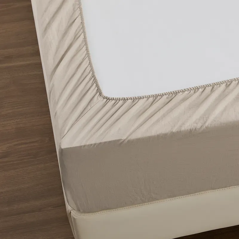 Nova Home Aurelia Pre Washed Summer Bed Spread Set - Beige (Available In Sizes) product thumbnail 3
