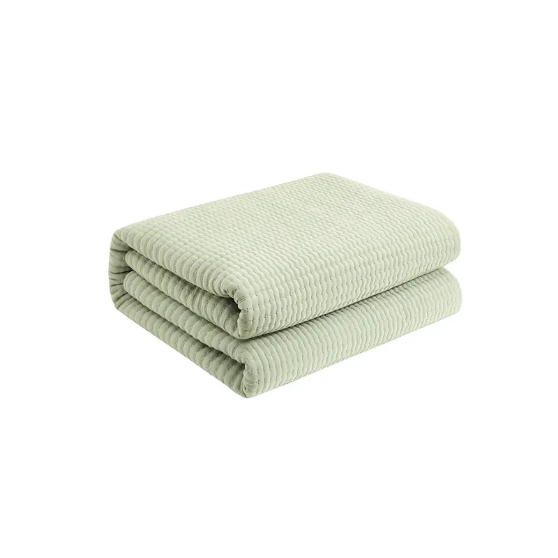 Nova Home Aurelia Pre Washed Summer Bed Spread Set - Green (Available In Sizes) product thumbnail 6