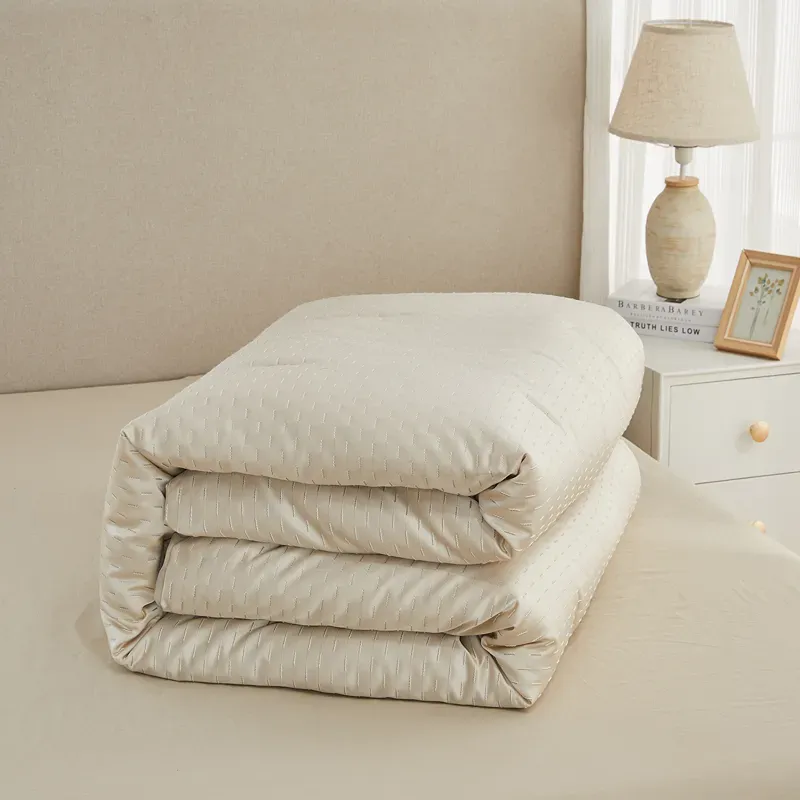 Nova Home Galileo Jacquard Comforter Set - King & Super King - 8 Pcs - Beige product thumbnail 3