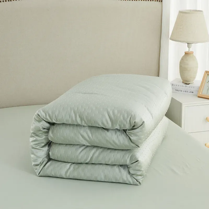 Nova Home Galileo Jacquard Comforter Set - King & Super King - 8 Pcs - Green product thumbnail 4