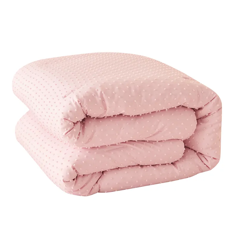 Nova Home Mary Clipped Jacquard Comforter Set - Pink (Available In Sizes) product thumbnail 7