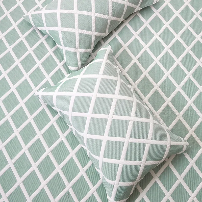 Nova Home Valook Poly Cotton Jaquard Reversible Bed Spread Set - Jade (Available In Sizes) product thumbnail 7