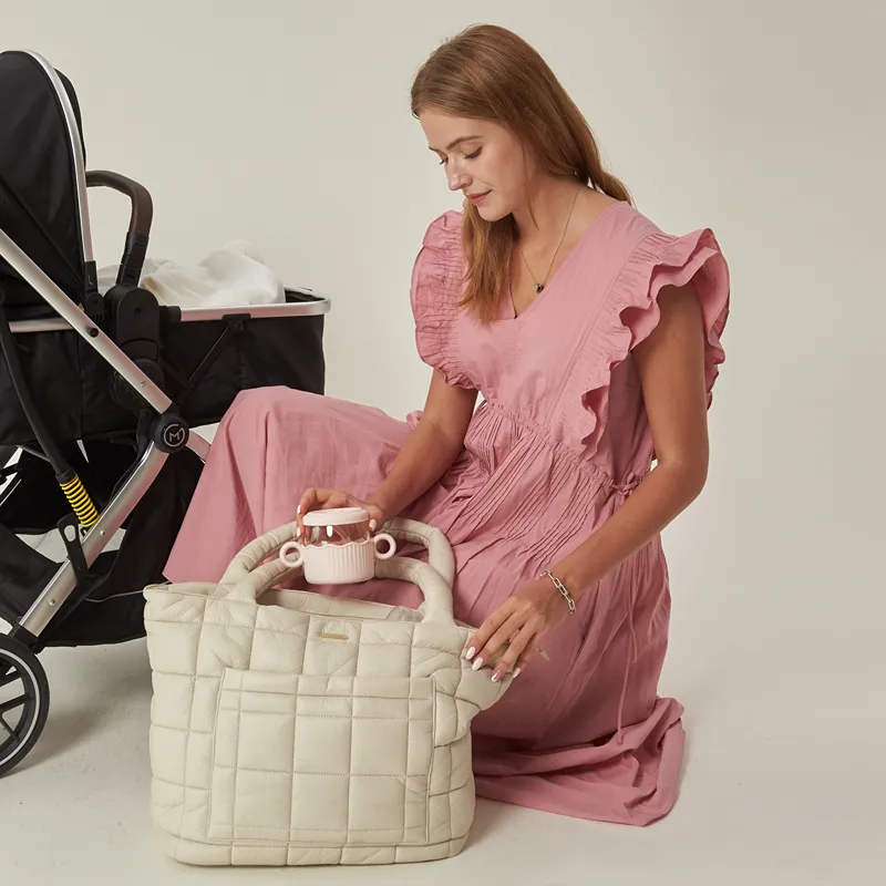 Pelicare Breath Large Tote Diaper Bag - Ivory product thumbnail 11