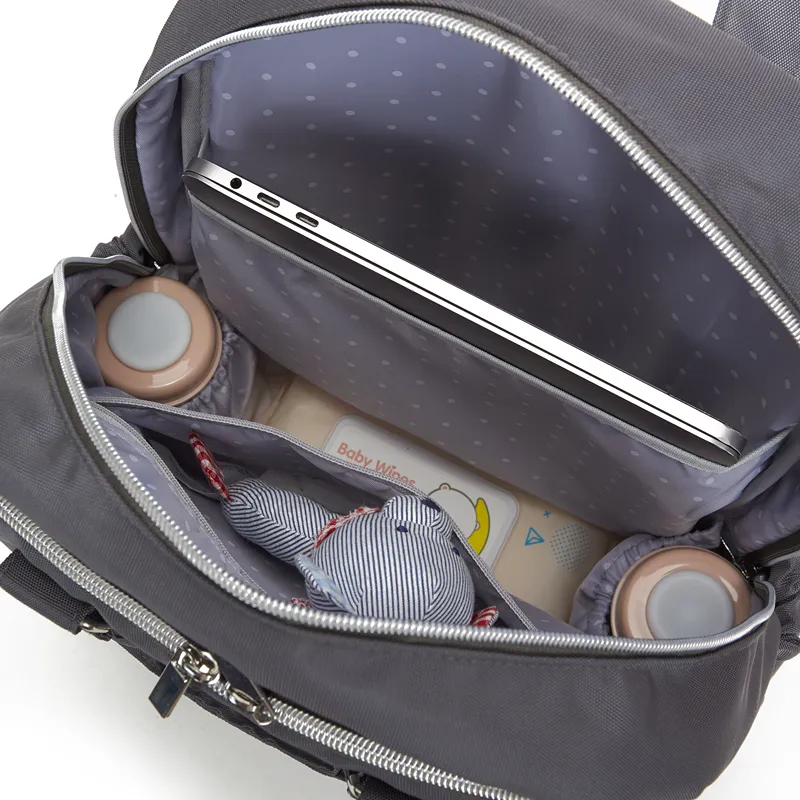 Pelicare Flow Backpack Diaper Bag - Grey product thumbnail 10
