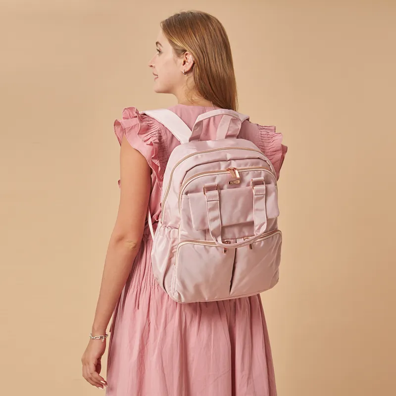 Pelicare Flow Backpack Diaper Bag - Pink product thumbnail 13