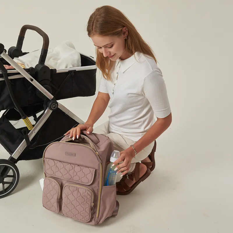Pelicare Dura Dual Backpack Diaper Bag - Lilac product thumbnail 11