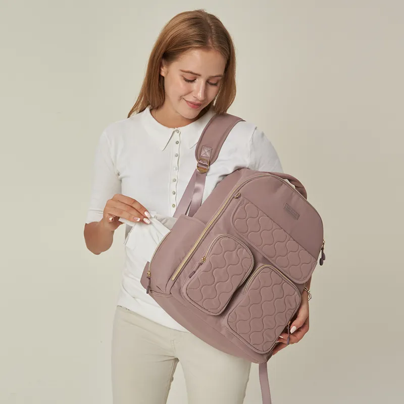 Pelicare Dura Dual Backpack Diaper Bag - Lilac product thumbnail 13