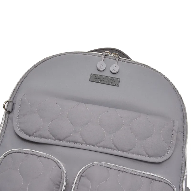 Pelicare Dura Dual Backpack Diaper Bag - Grey product thumbnail 4