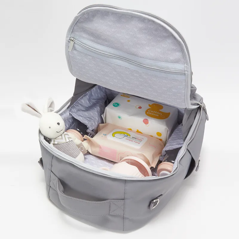 Pelicare Dura Dual Backpack Diaper Bag - Grey product thumbnail 7