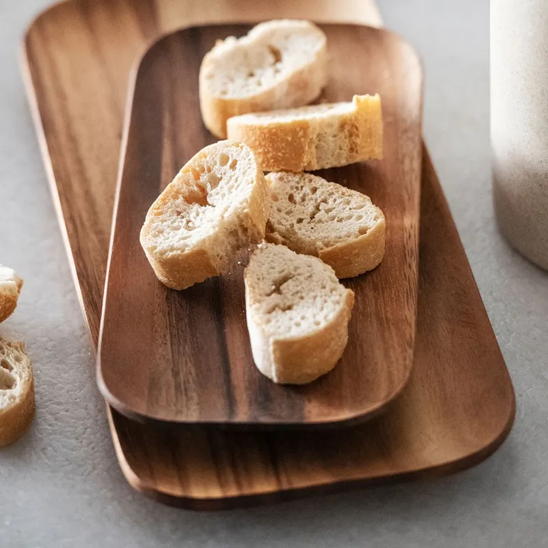 Andrea Wooden Kitchen Tray - Acacia Wood product thumbnail 4