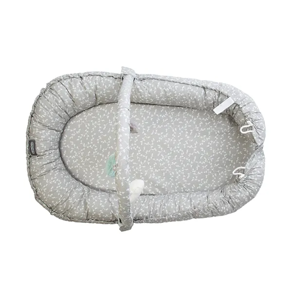BabyJem Baby Nest With Toys - Grey product thumbnail 6