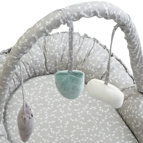 BabyJem Baby Nest With Toys - Grey product thumbnail 7