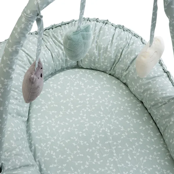 BabyJem Baby Nest With Toys - Green product thumbnail 10