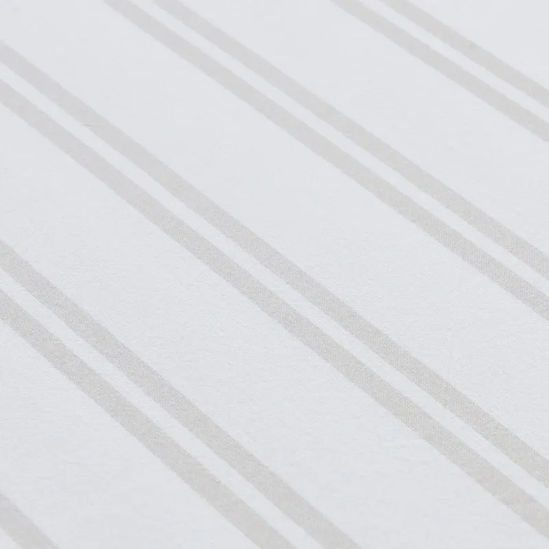 Nova Home Verto Cotton Duvet Cover Set - White/Linen (Available In Sizes) product thumbnail 6