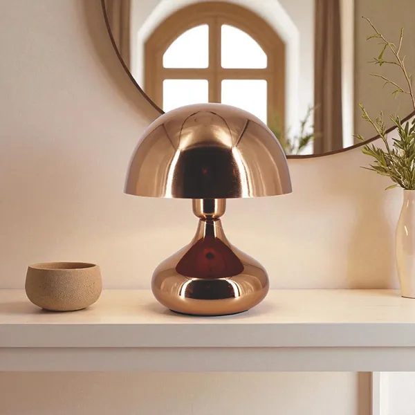 Weva Mushroom Table Lamp – 25 cm – Copper product thumbnail 6