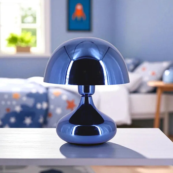 Weva Mushroom Table Lamp – 25 cm – Blue product thumbnail 6