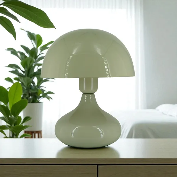 Weva Mushroom Table Lamp – 25 cm – Pistache product thumbnail 5