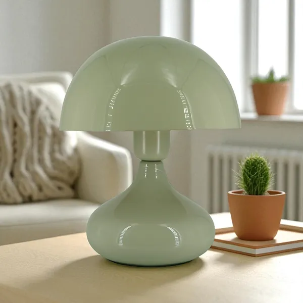 Weva Mushroom Table Lamp – 25 cm – Pistache product thumbnail 6