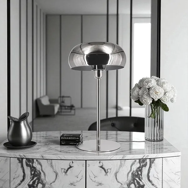 Weva Lume Table Lamp – 46 cm – Silver product thumbnail 5